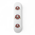 Pirate Skull Booty Skin Custom Skate Board