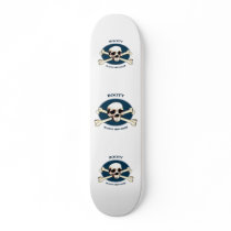 Pirate Skull Booty Skin Skateboards