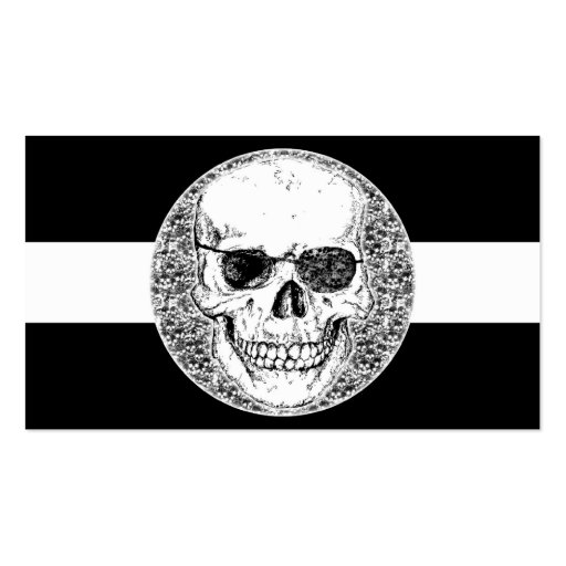 pirate skull business cards