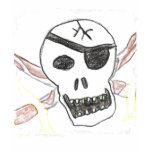 Pirate Skull by Flash Allen Shirts
