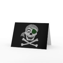 Pirate Skull & Crossbones Cards