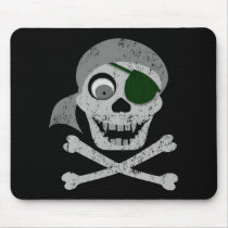 Pirate Skull & Crossbones Mousepad