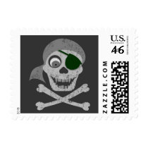 Pirate Skull & Crossbones Stamps