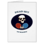 Pirate Skull Dead Ping Pong Card