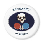Pirate Skull Dead Ping Pong Magnets