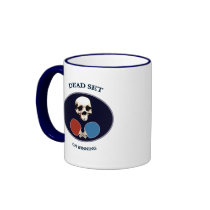 Pirate Skull Dead Ping Pong Coffee Mug