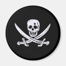 PIRATE SKULL FRIDGE MAGNETS