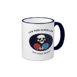 Pirate Skull Good Life Table Tennis Coffee Mug
