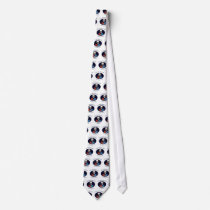 Pirate Skull Good Life Table Tennis Necktie