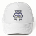 Pirate Skull Grooms Lavender hats