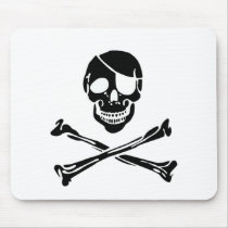 Pirate Skull mousepads by RAWRoutloud Pirate Skull mousepads