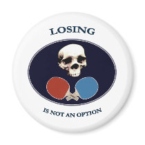 Pirate Skull Option Ping Pong Magnets
