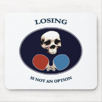 Pirate Skull Option Ping Pong Mousepad