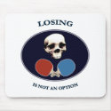 Pirate Skull Option Ping Pong Mousepad