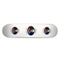 Pirate Skull Option Ping Pong Skate Decks