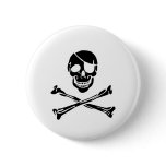 Pirate Skull Pinback Buttons