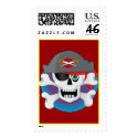 Pirate Skull stamp