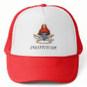 pirate-skull-red, PIRATTITUDE hats