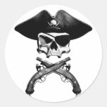Pirate Skull Stickers