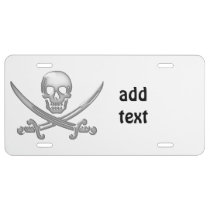 Pirate Skull & Sword Crossbones (TLAPD) License Plate at  Zazzle