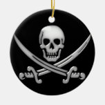 Pirate Skull & Sword Crossbones (TLAPD) Christmas Tree Ornament