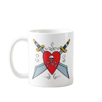 Pirate Skull Tattoo Coffee Mug