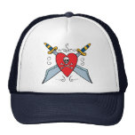 Pirate Skull Tattoo Trucker Hats