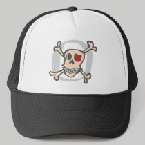 Pirate: Skull Truckers Cap hats by jomodad Pirate: Skull Truckers Cap hats