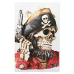 Pirate Skull w/ Pistol Stationery Paper