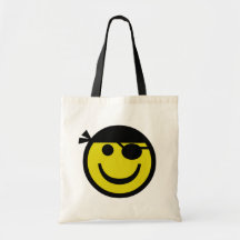 Pirate Smiley Bags