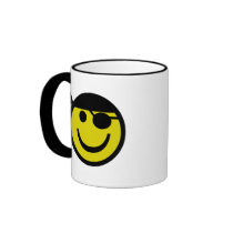 Pirate Smiley Coffee Mug