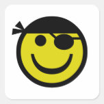 Pirate Smiley Sticker