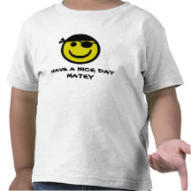 Pirate Smiley T Shirts