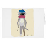Pirate Sock Monkey Greeting Cards