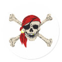 Pirate stickers