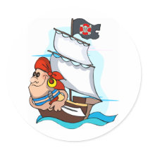 Pirate stickers
