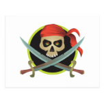 Pirate Symbol Post Card