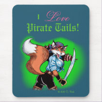 Pirate Tails Mousepad mousepads