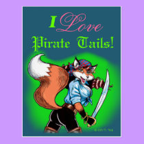 Pirate Tails Postcard postcards