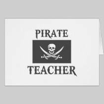 Pirate Teacher Cards