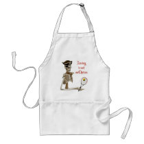 Pirate Tennis Losing Skeleton Apron
