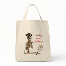 Pirate Tennis Losing Skeleton Canvas Bags
