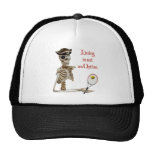 Pirate Tennis Losing Skeleton Trucker Hats