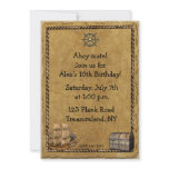 Pirate Themed Invitation
