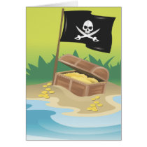 Pirate Treasure Greeting Cards