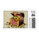 pirate treasure chest postage