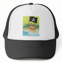 Pirate Treasure Trucker Hat