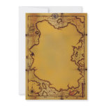 Pirate Treasure Map Invitations