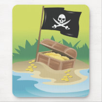 Pirate Treasure Mouse Pads