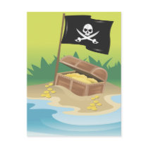 Pirate Treasure Post Card